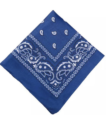 Navy Blue Head Scarf